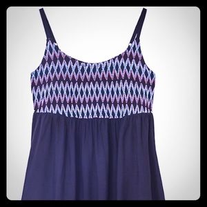 NWT Torrid sz 3x Zigzag Babydoll Smocked Cami Tank
